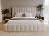Polsterbett mit Bettkasten und Lattenrost 180x200 Rotto Beige