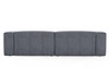 Sofa Moderne Cord Sofa für Wohnzimmer Landi Grau