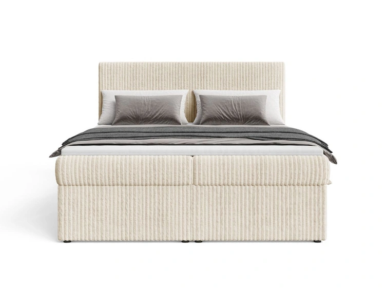 Boxspringbett mit Bettkasten 180X200 Brisa Beige