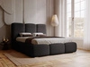 Polsterbett mit Bettkasten und Lattenrost 120x200 Bubble Schwarz