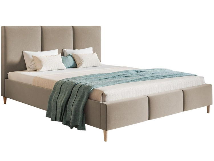 Polsterbett mit Lattenrost 160x200 Trio Beige