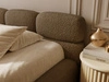 Polsterbett mit Bettkasten und Bettrost 120x200 Sweet Low Braun