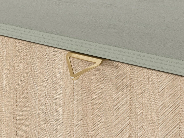 TV-Lowboard mit Türen Modena Grün