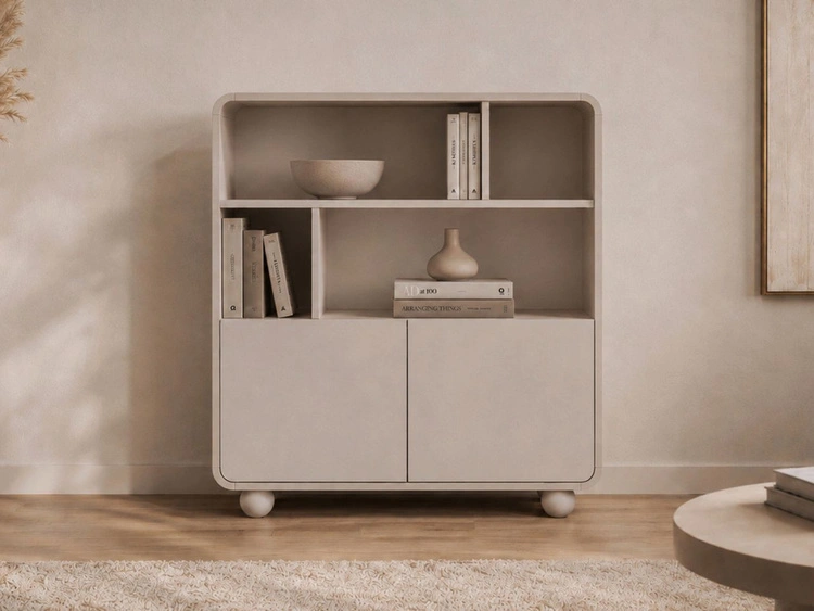 Modernes Wohnzimmer-Möbelset Soffio Kaschmir