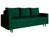 Schlafsofa mit Bettfunktion und Bettkasten Castelo Grün