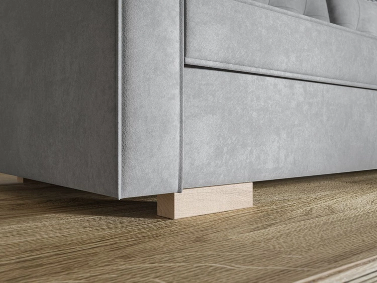 Schlafsofa mit Bettfunktion und Bettkasten Pori Beige