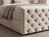 Boxspringbett mit Bettkasten 180x200 Montego Creme