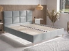 Polsterbett mit Lattenrost 180x200 Luxe Dunkelblau