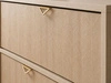 Kommode mit Türe und Schubladen Modena Beige