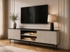Zweittüriges TV-Lowboard für Wohnzimmer Auroé Kaschmir