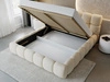 Polsterbett mit Bettkasten und Lattenrost 180x200 Modo Beige