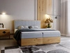 Boxspringbett mit Bettkasten 180x200 Forest Hellgrau