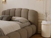 Polsterbett mit Stauraum und Lattenrost 120x200 Cloud Soft Braun