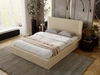 Polsterbett mit Bettkasten und Lattenrost 140x200 Malmo Beige