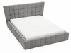Polsterbett mit Bettkasten und Lattenrost 120x200 Paris Grau