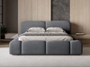 Polsterbett mit Bettkasten und Lattenrost 120x200 Aubi Dunkelgrau