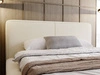 Polsterbett mit Bettkasten und Lattenrost 200x200 Amaro Beige