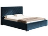 Polsterbett mit Bettkasten und Lattenrost 120x200 Tonale Dunkelblau