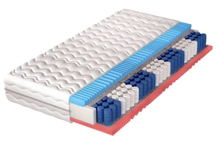 Taschenfederkernmatratze mit profiliertem Schaum Evion 120x200