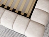 Polsterbett mit Bettkasten und Lattenrost 140x200 Italia Creme