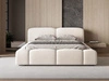 Polsterbett mit Bettkasten und Lattenrost 180x200 Aubi Creme