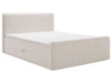 Boxspringbett mit Bettkasten 120x200 Osteno Creme