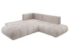 Ecksofa mit Schlaffunktion und Bettkasten Links Kair Beige
