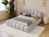 Polsterbett mit Stauraum und Lattenrost 120x200 Cloud Soft Grau