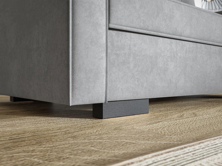 Schlafsofa mit Bettfunktion und Bettkasten Pori Grün