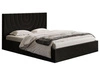 Polsterbett mit Bettkasten und Lattenrost 160x200 Corti Schwarz