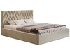 Polsterbett mit Bettkasten und Lattenrost 180x200 Andri Beige