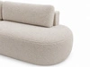 Ecksofa L-Form Links mit Schlaffunktion und Bettkasten Aurio O Creme