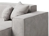 Ecksofa L-Form Rechts Arizona Hellgrau