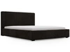 Polsterbett mit Bettkasten und Lattenrost 160x200 Malmo Braun