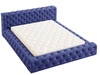 Polsterbett mit Bettkasten und Lattenrost 160x200 Palini Dunkelblau