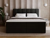 Boxspringbett mit Bettkasten 160x200 Maison Dunkelgrau