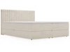 Boxspringbett mit Bettkasten 160x200 Marbella Beige