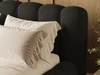 Polsterbett mit Bettkasten und Lattenrost 160x200 Averia Schwarz