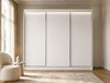 Schiebetürenschrank 250 cm mit LED-Beleuchtung Diano Weiß