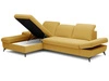 Ecksofa L-Form Links mit Schlaffunktion und Bettkasten Hannover Gelb