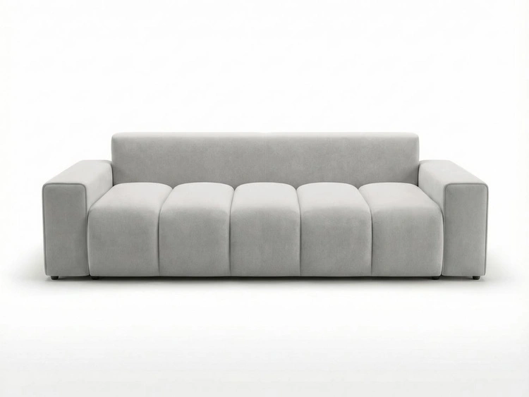 Schlafsofa mit Bettfunktion und Bettkasten Miro Grau