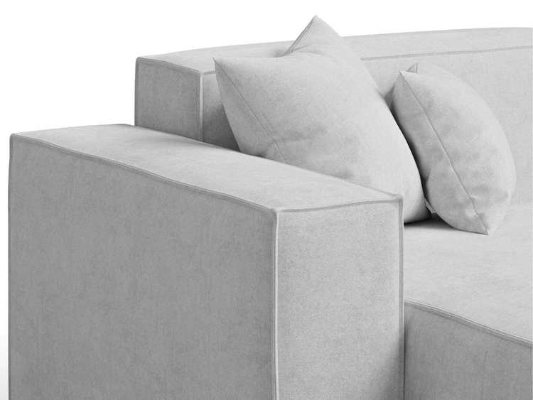 Ecksofa L-Form Links Arizona Grau