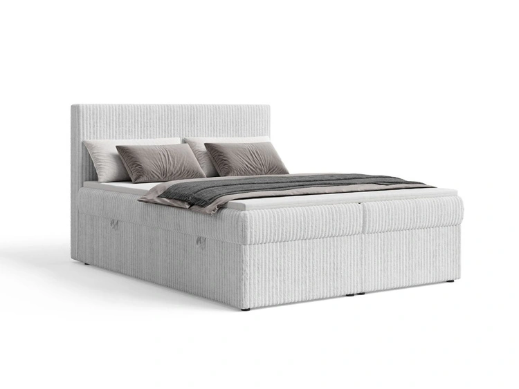 Boxspringbett mit Bettkasten 160X200 Brisa Grau