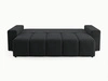 Schlafsofa mit Bettfunktion und Bettkasten Miro Schwarz
