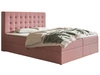 Boxspringbett mit Bettkasten 140x200 Denza Rosa