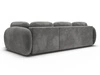 Ecksofa mit Schlaffunktion und Bettkasten Rechts Carino Grau