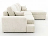 Ecksofa L-Form fürs Wohnzimmer Nesto Rechts Creme
