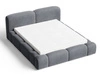 Polsterbett mit Bettkasten und Lattenrost 140x200 Aubi Dunkelgrau