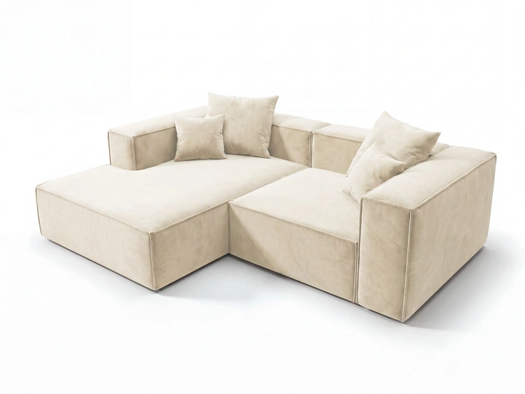 Ecksofa L Links Vellaro Creme