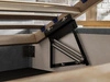 Polsterbett mit Bettkasten und Lattenrost 160x200 Tesis Dunkelgrau